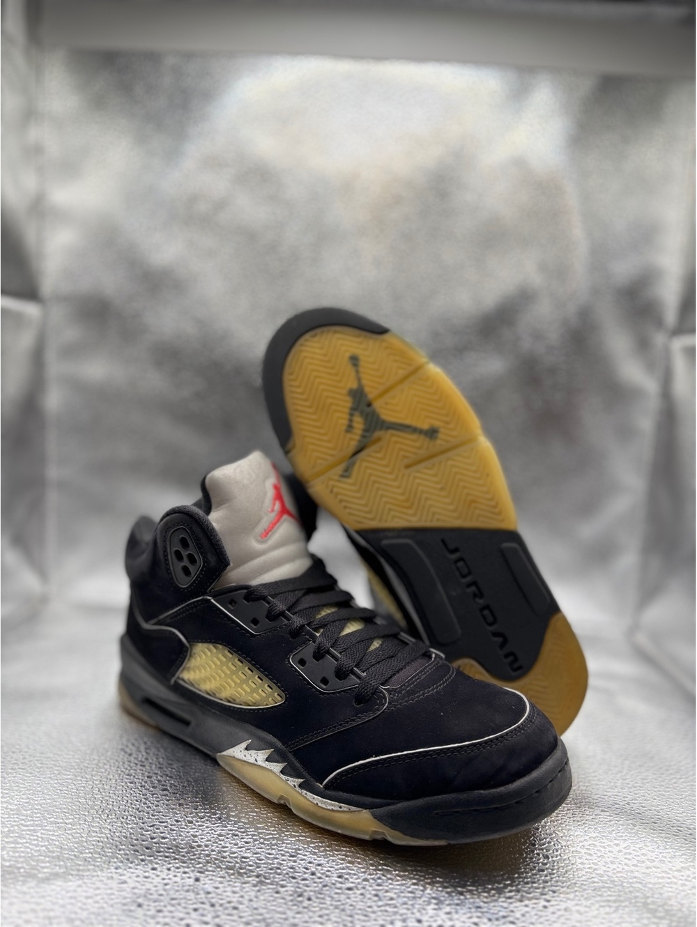 Air Jordan 5 black metallic reimagined GS 2025